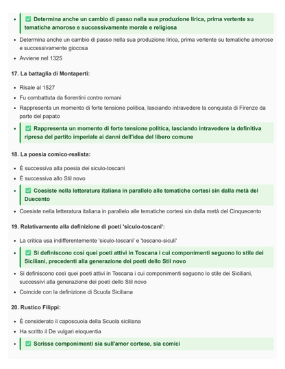 Letteratura Italiana
