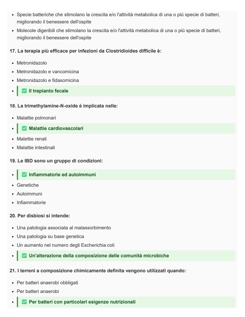 Microbiologia e microbiologia clinica per la nutrizione e la nutraceutica