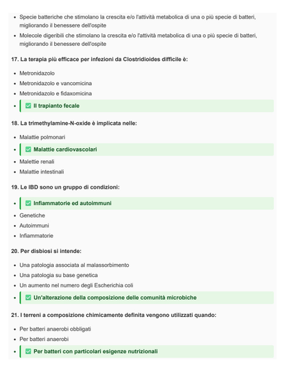 Microbiologia e microbiologia clinica per la nutrizione e la nutraceutica