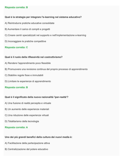 Tecnologie dell'istruzione e dell'apprendimento