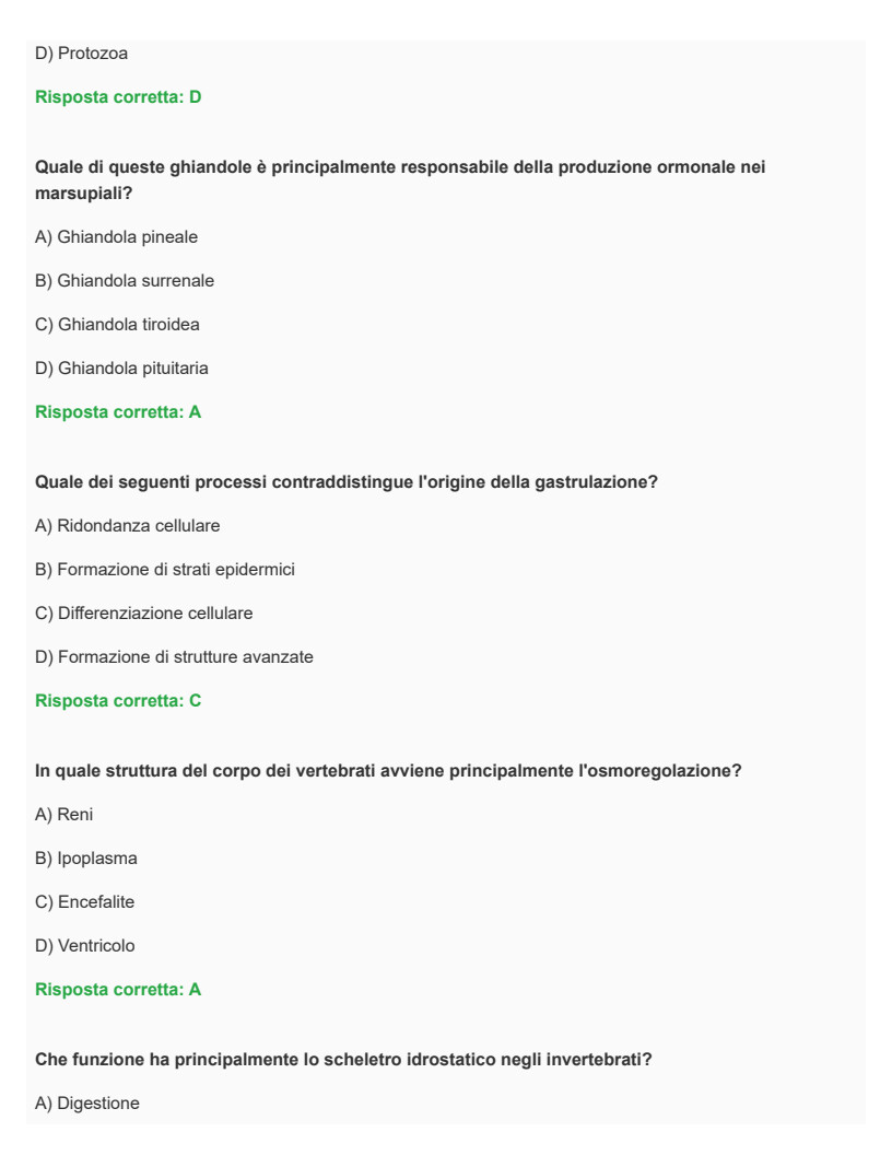 Citologia, Istologia e Anatomia Comparata dei Vertebrati