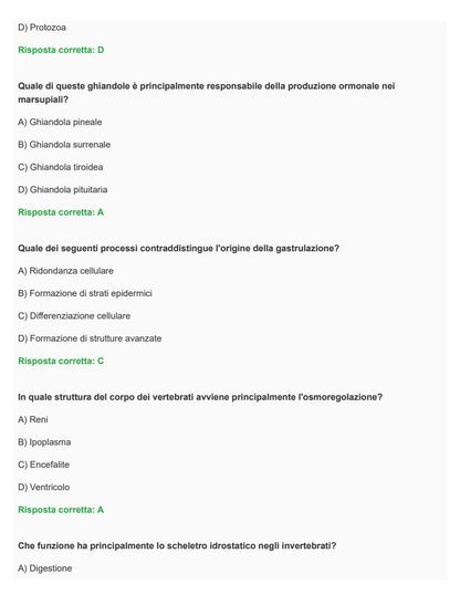 Citologia, Istologia e Anatomia Comparata dei Vertebrati