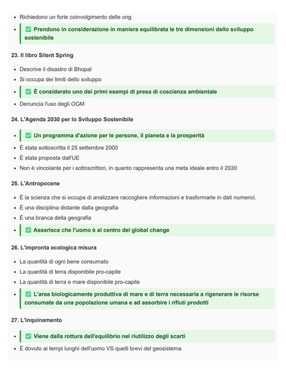 Geografia 2 - CORSO SINGOLO