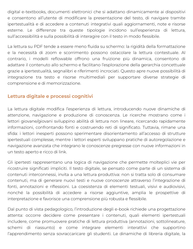 Riassunto di Pedagogia e didattica nell'ecosistema formativo