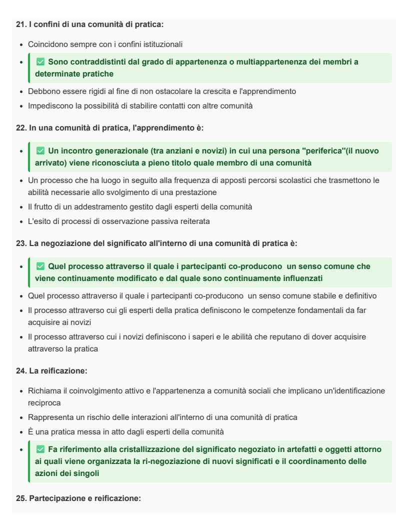 Educazione degli adulti + RIASSUNTO