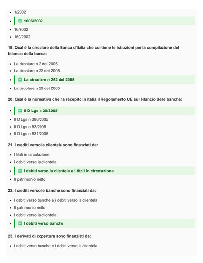 I bilanci degli operatori del mercato bancario e finanaziario