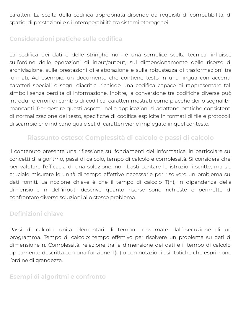 Riassunto di Informatica