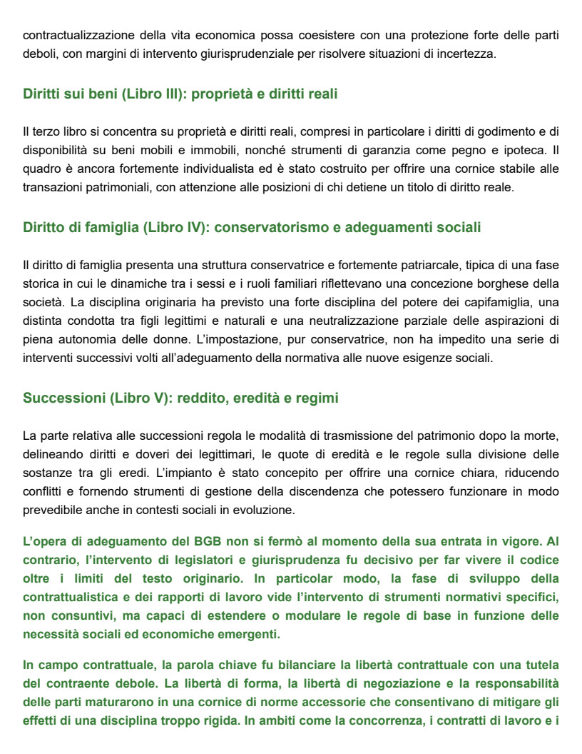 Riassunto di Diritto privato comparato