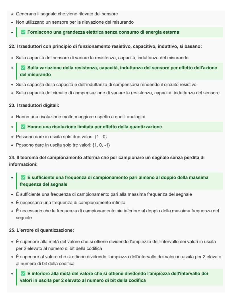 Elaborazione dei segnali e delle informazioni di misura