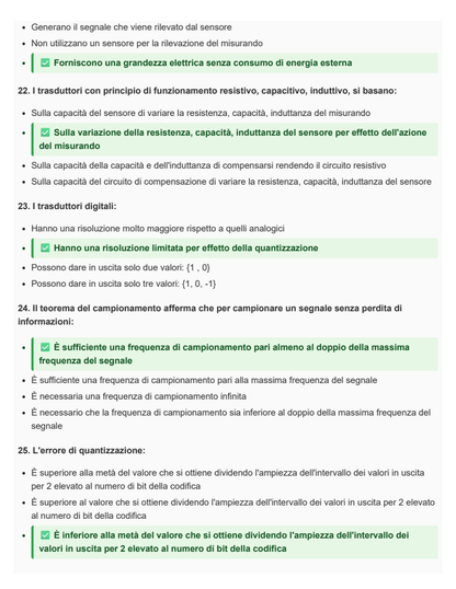 Elaborazione dei segnali e delle informazioni di misura