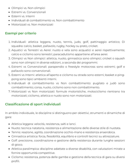 Riassunto di Metodi ed organizzazione di attivitˆ ludico-sportive