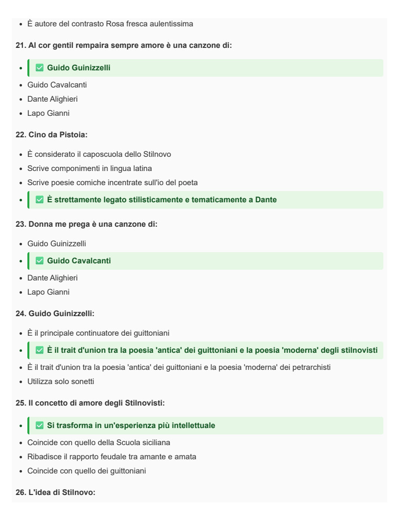 Letteratura Italiana