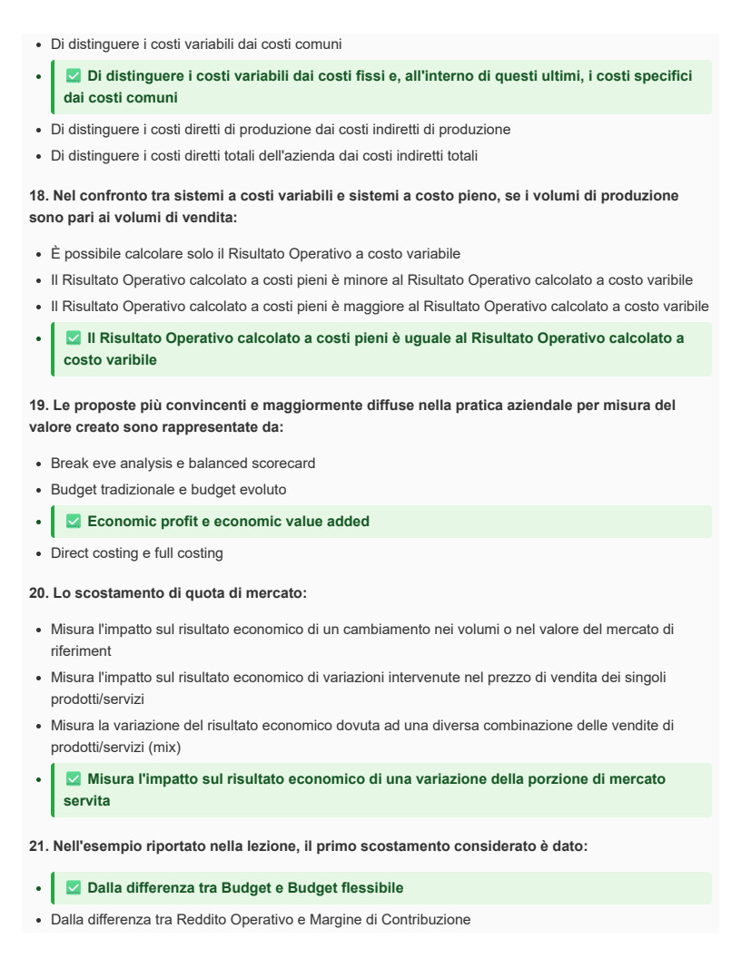 Sistemi di reporting, programmazione e controllo - MA1757