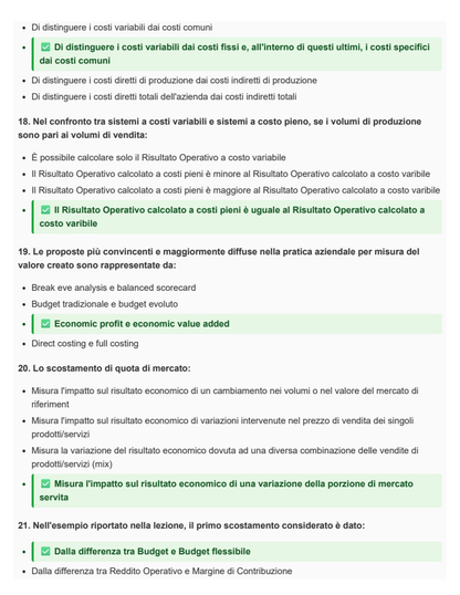 Sistemi di reporting, programmazione e controllo - MA1757