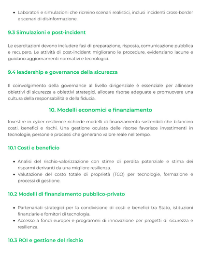 Riassunto di Cyber Security e operatori bancari e finanziari