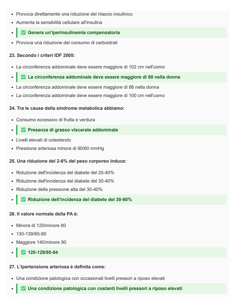 Sindrome metabolica e intestino