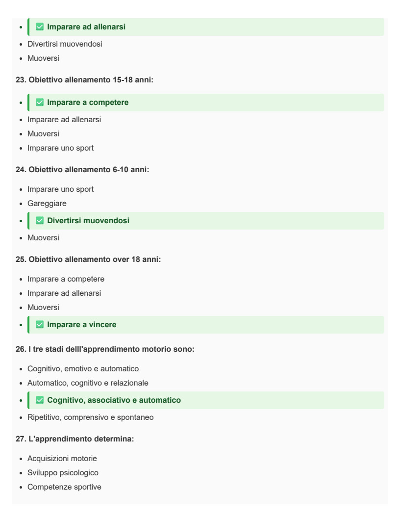 Aspetti psicopedagogici e sociologici delle attivitˆ motorie