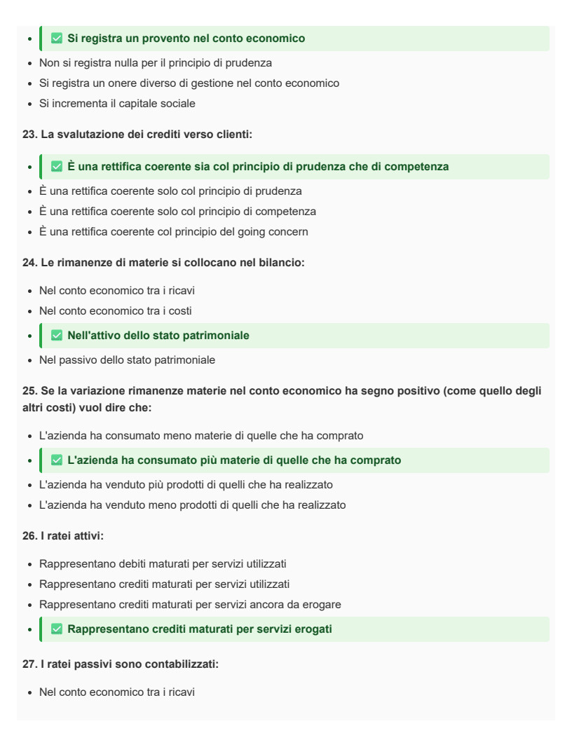 Valutazione economica dei prodotti e dei progetti