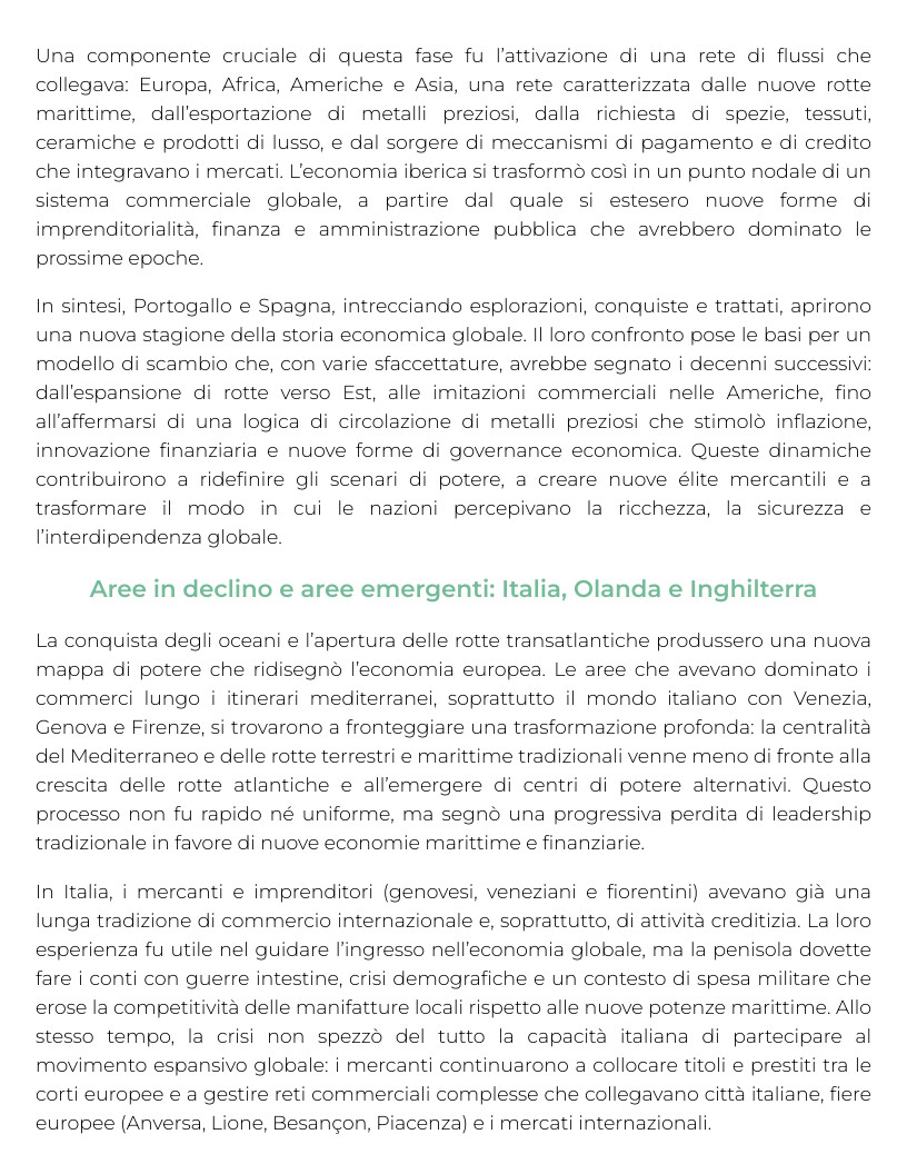 Riassunto di Storia della globalizzazione e dei mercati internazionali - MA1757