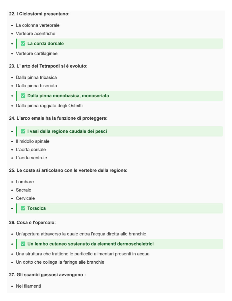 Citologia, Istologia e Anatomia Comparata dei Vertebrati