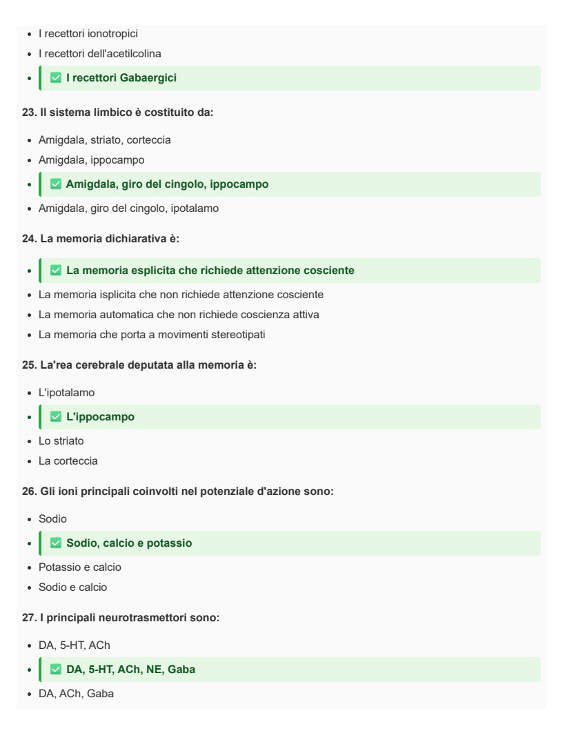 Fondamenti di Fisiologia e Anatomia