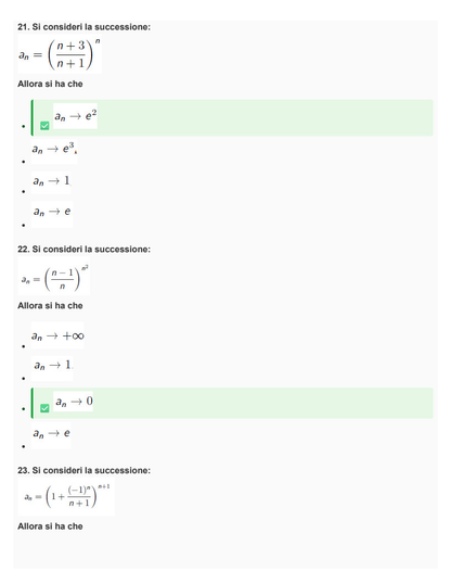 Analisi Matematica I e geometria