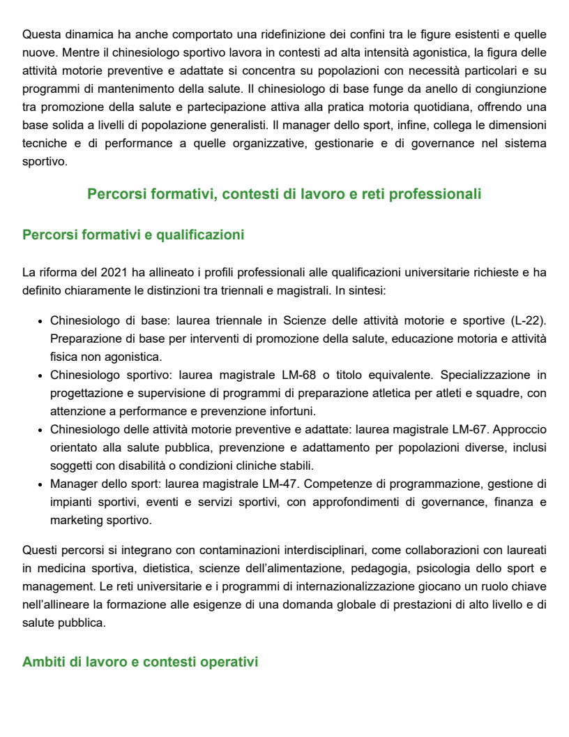 Riassunto di Metodi e didattiche delle attivitˆ motorie