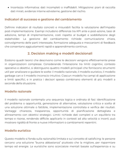 Riassunto di Organizzazione e sviluppo delle risorse umane