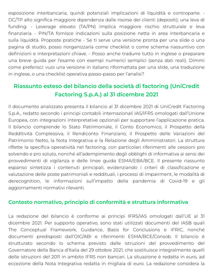 Riassunto di I bilanci degli operatori del mercato bancario e finanaziario