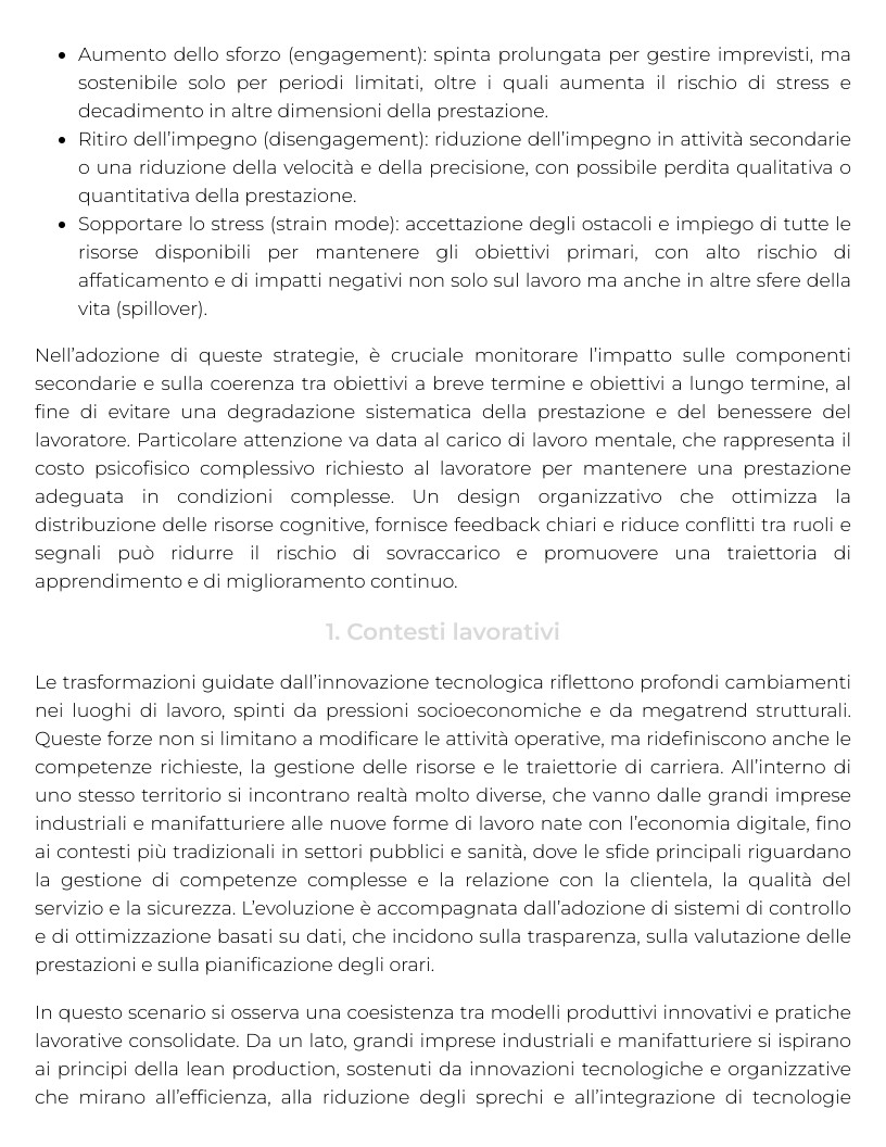 Riassunto di Psicologia del lavoro e delle organizzazioni