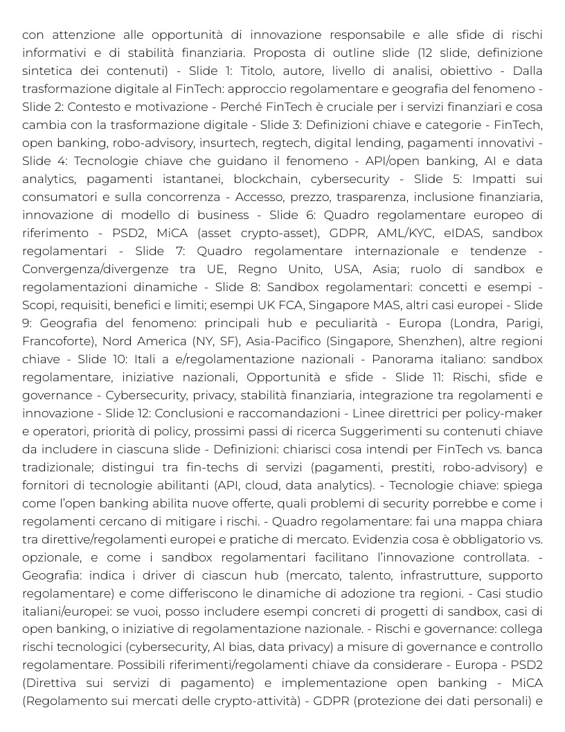 Riassunto di Tecnologia BLOCKCHAIN e diritto del FINTECH