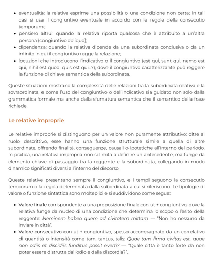 Riassunto di Lingua e letteratura latina — Pegaso