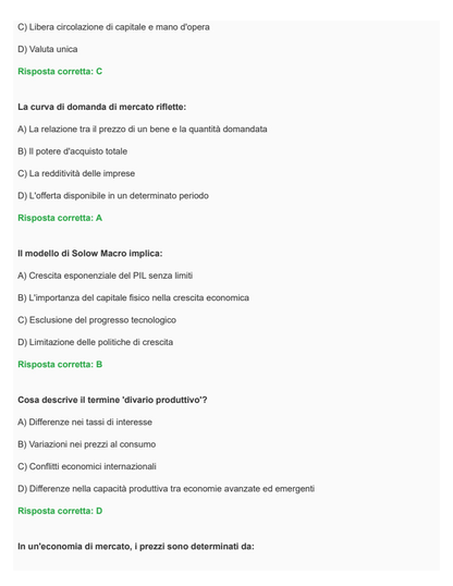 Economia Internazionale - MA1757