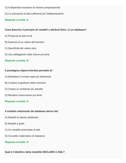 Strumenti informatici per lo sport - MA1639