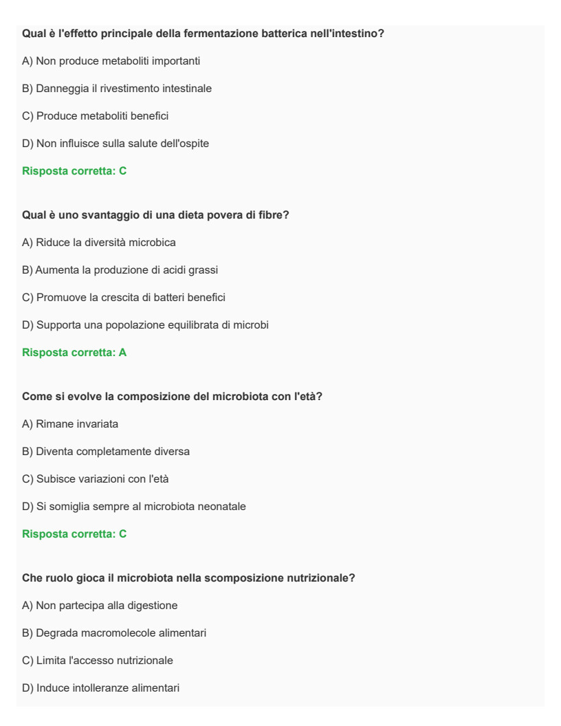 L'analisi del microbiota intestinale nello sportivo- approcci dietetici e integrativi