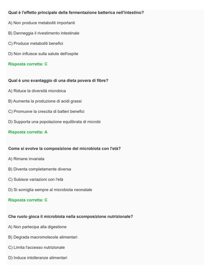 L'analisi del microbiota intestinale nello sportivo- approcci dietetici e integrativi