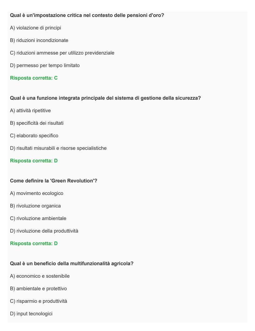 Altre conoscenze utili per l'inserimento nel mondo del lavoro